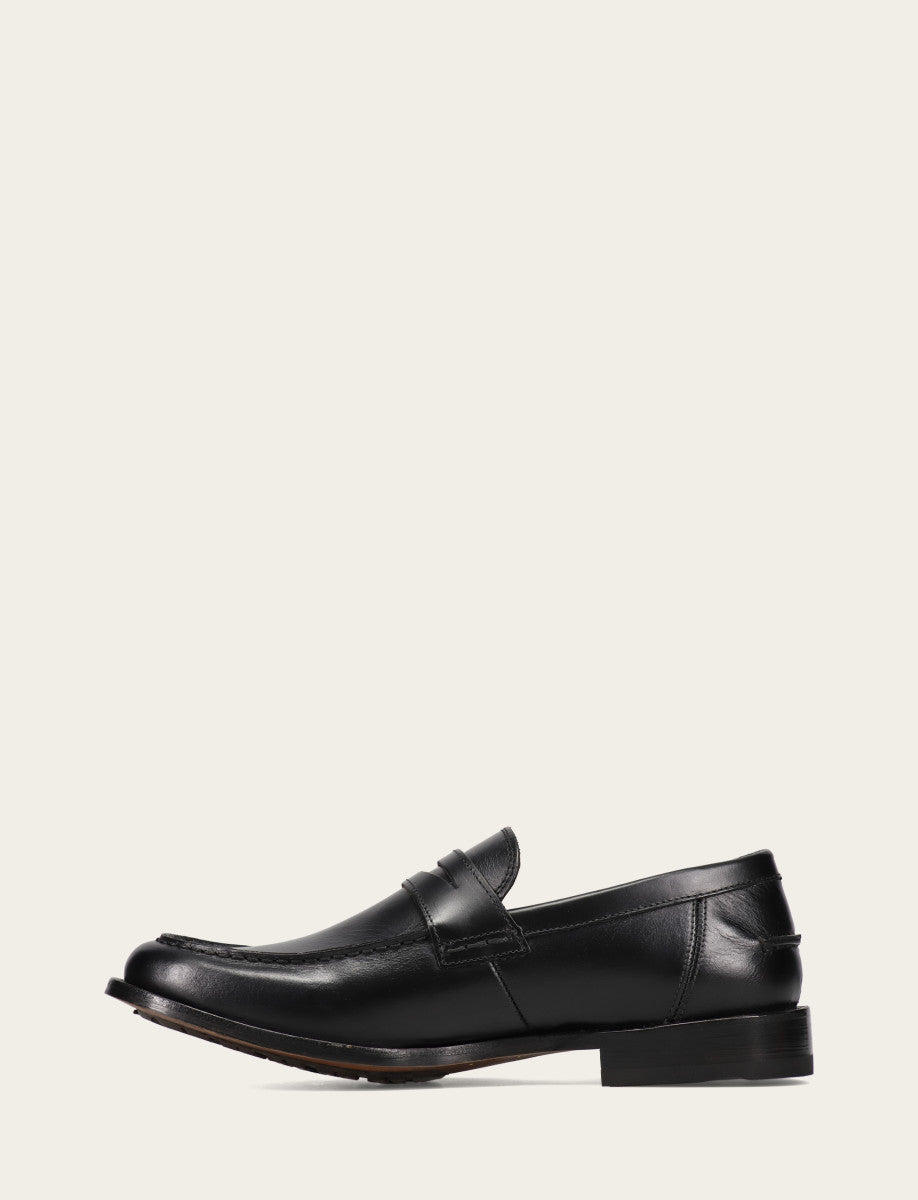 Men's Black Tyler Flex Penny Loafers | Frye Everyday