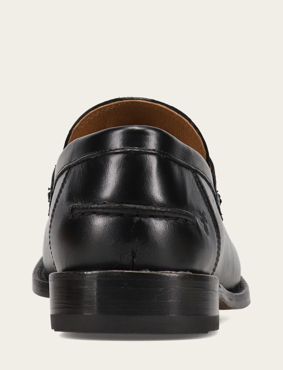 Men's Black Tyler Flex Penny Loafers | Frye Everyday