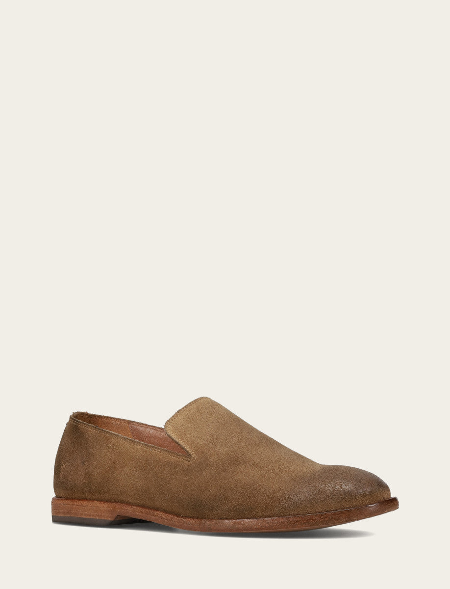 Men's Ash Waxed Suede Chris Venetian Loafers | Frye Popular