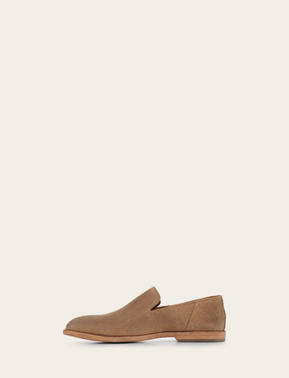 Men's Ash Waxed Suede Chris Venetian Loafers | Frye Popular