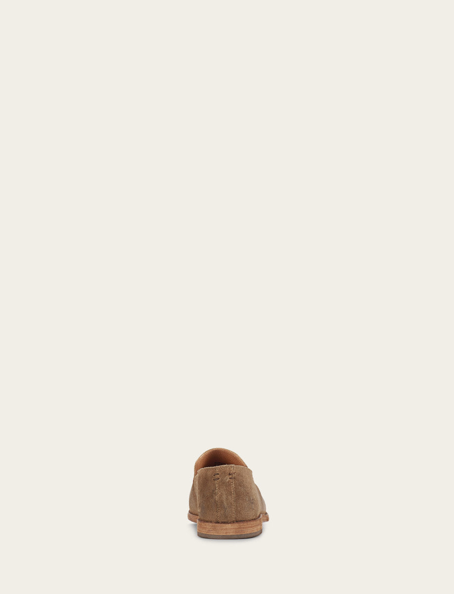 Men's Ash Waxed Suede Chris Venetian Loafers | Frye Popular