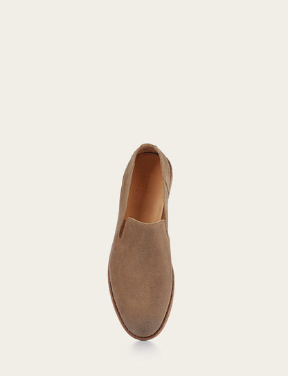 Men's Ash Waxed Suede Chris Venetian Loafers | Frye Popular