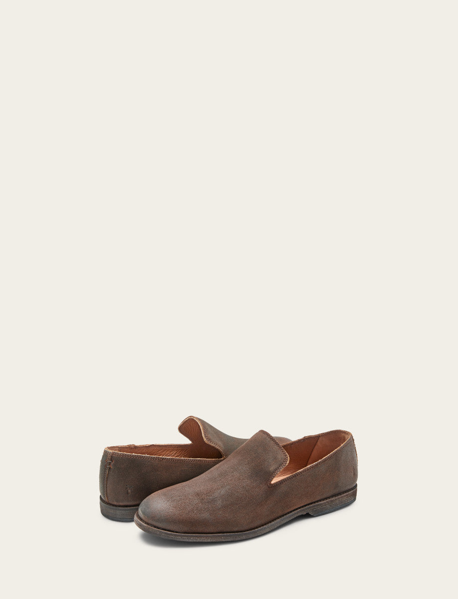 Men's Ginger Suede Chris Venetian Loafers | Frye Latest