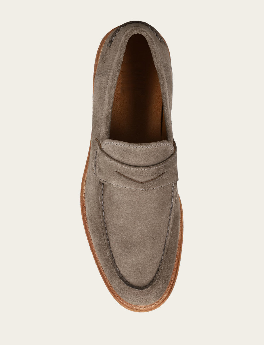 Men's Steel Tyler Flex Penny Loafers | Frye Top Pick