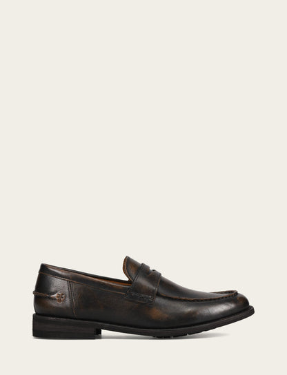 Men's Brown Brush Off Tyler Flex Penny Loafer | Frye Everyday