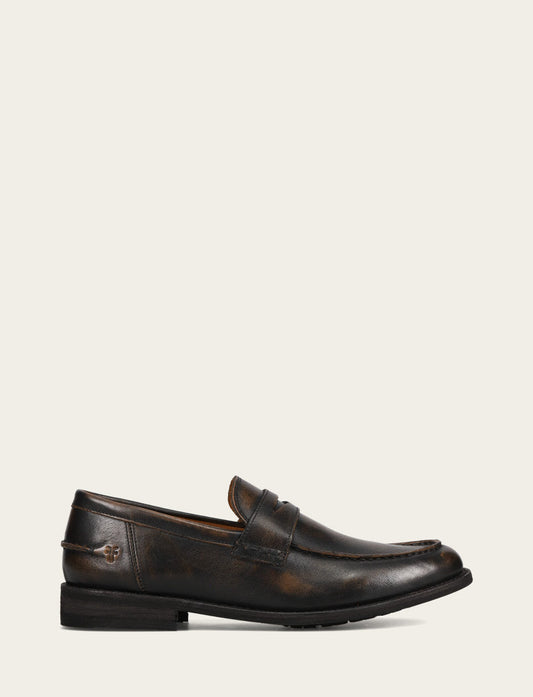 Men's Brown Brush Off Tyler Flex Penny Loafer | Frye Everyday