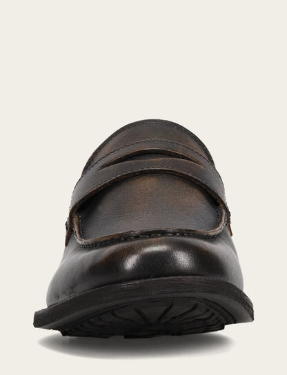 Men's Brown Brush Off Tyler Flex Penny Loafer | Frye Everyday