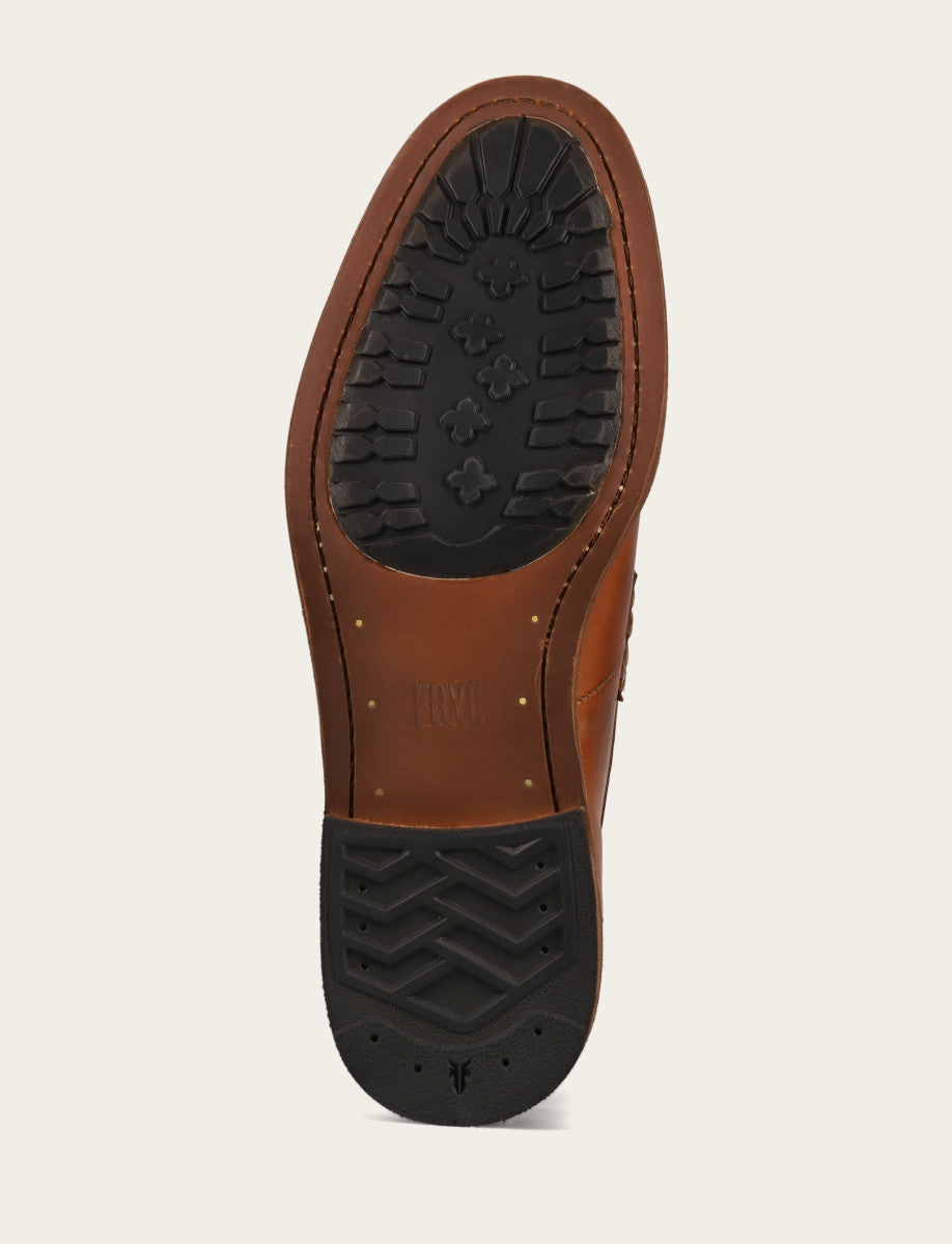 Men's Caramel Tyler Flex Penny Loafers | Frye Classic