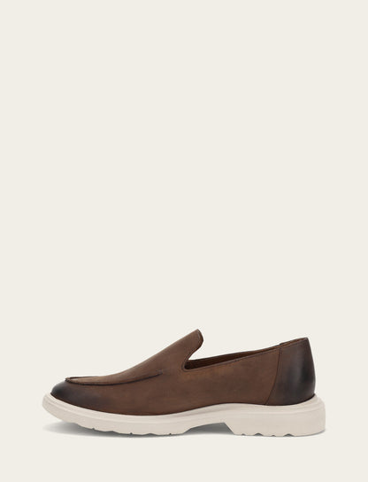 Men's Chocolate Connor Venetian Loafers | Frye Exclusive