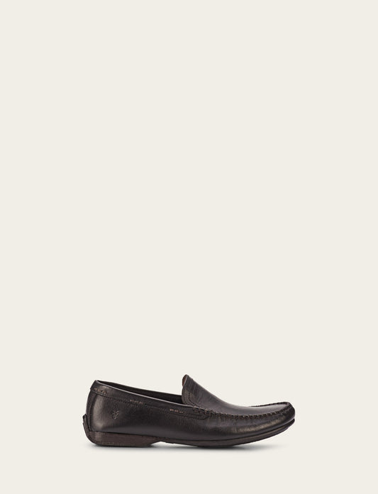 Men's Black Lewis Venetian Loafers | Frye Great Value