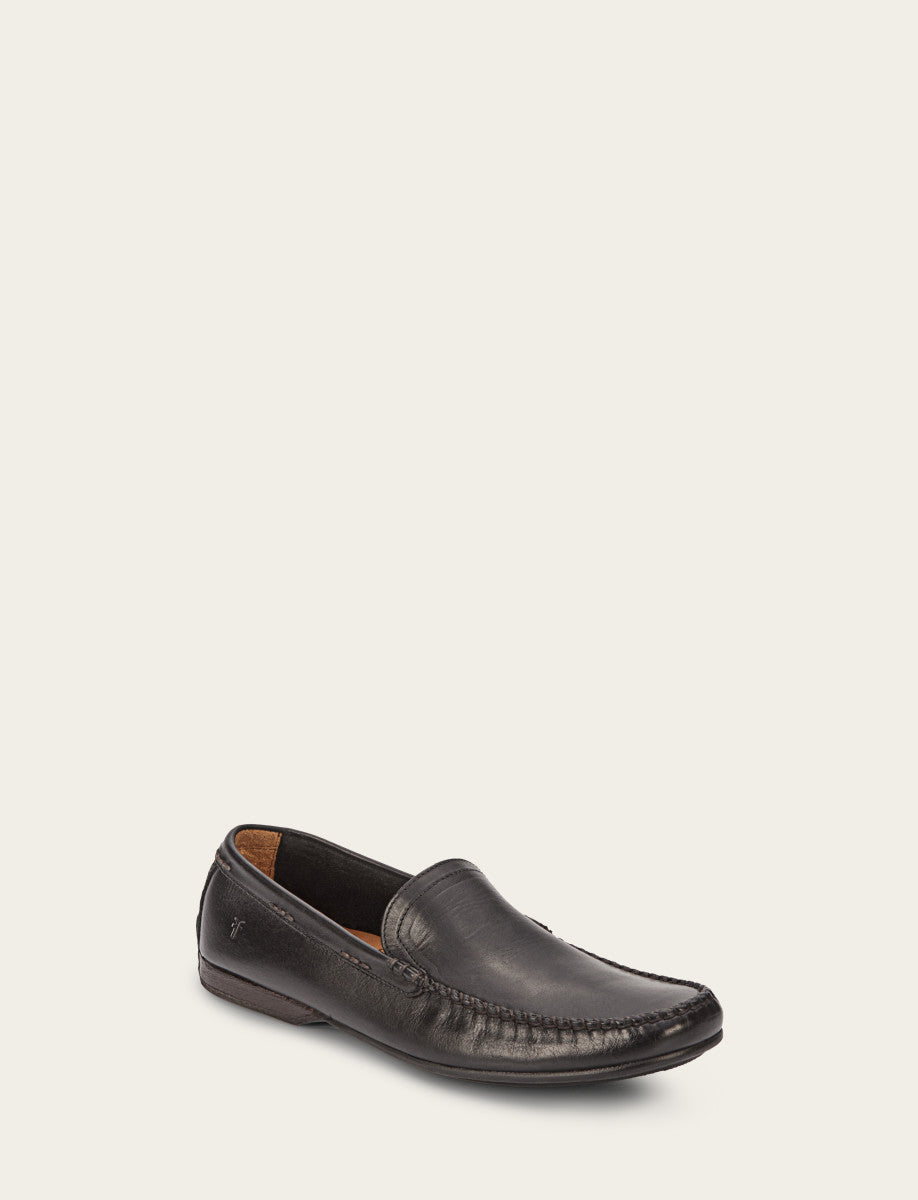 Men's Black Lewis Venetian Loafers | Frye Great Value
