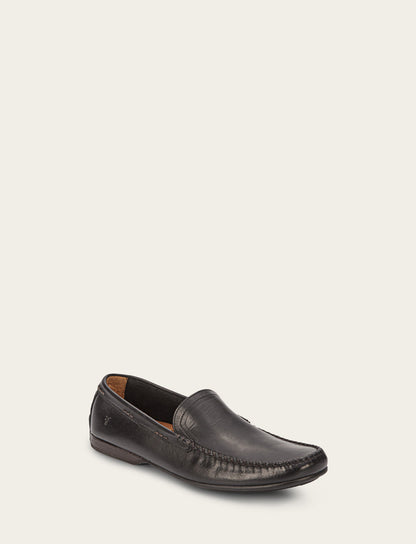 Men's Black Lewis Venetian Loafers | Frye Great Value