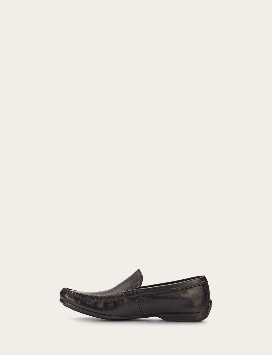 Men's Black Lewis Venetian Loafers | Frye Great Value