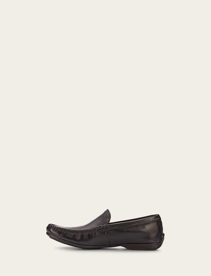 Men's Black Lewis Venetian Loafers | Frye Great Value