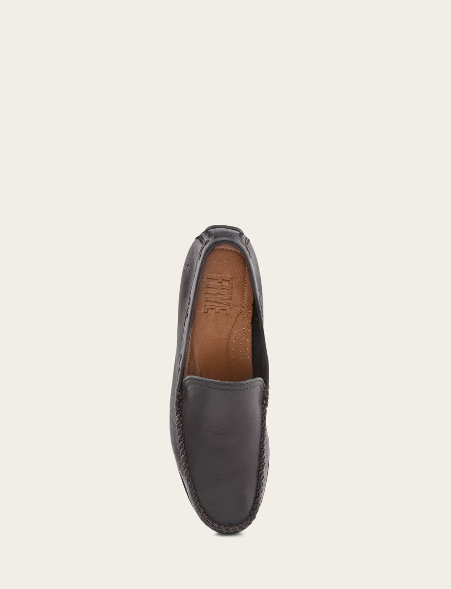 Men's Black Lewis Venetian Loafers | Frye Great Value