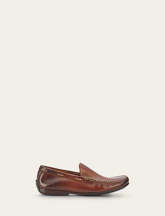 Men's Cognac Lewis Venetian Loafers | Frye Great Value