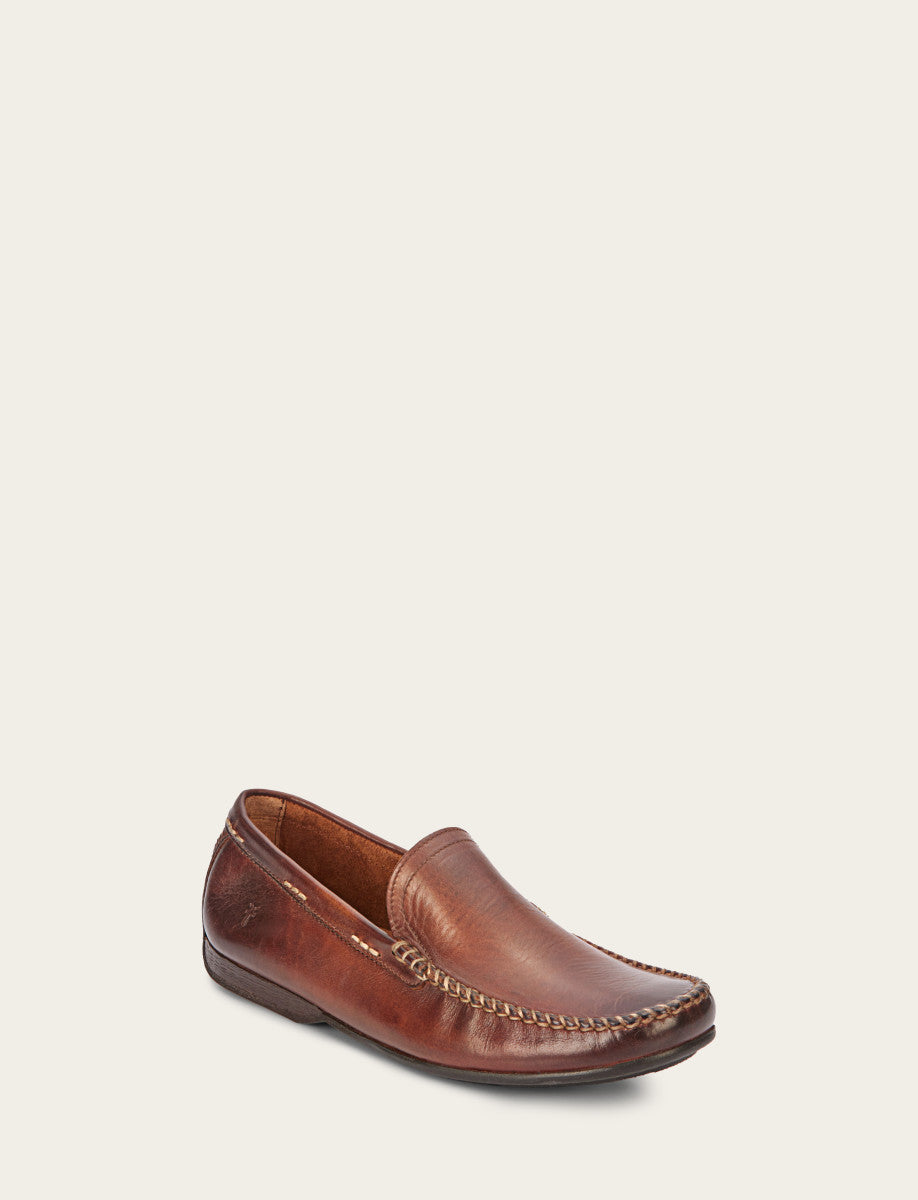 Men's Cognac Lewis Venetian Loafers | Frye Great Value