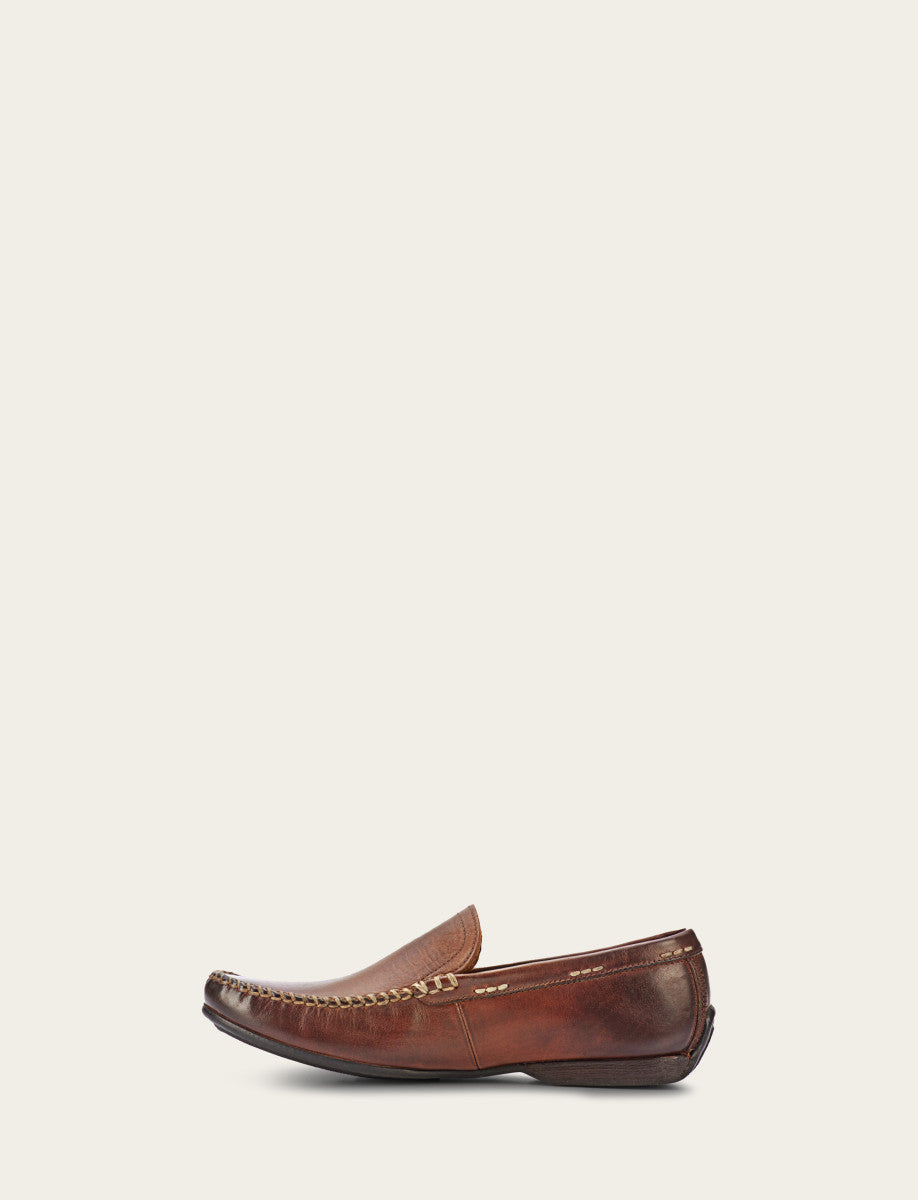 Men's Cognac Lewis Venetian Loafers | Frye Great Value