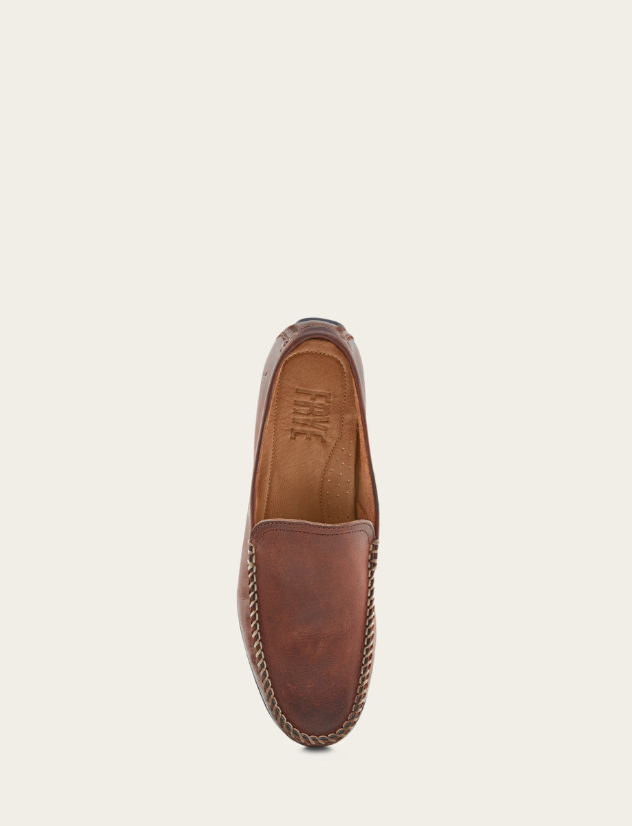 Men's Cognac Lewis Venetian Loafers | Frye Great Value