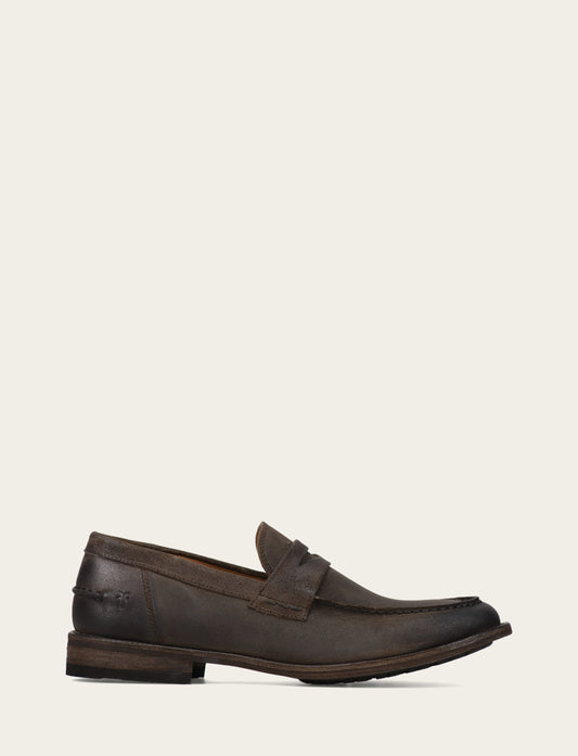Men's Chocolate Tyler Flex Penny Loafers | Frye Value