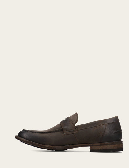 Men's Chocolate Tyler Flex Penny Loafers | Frye Value
