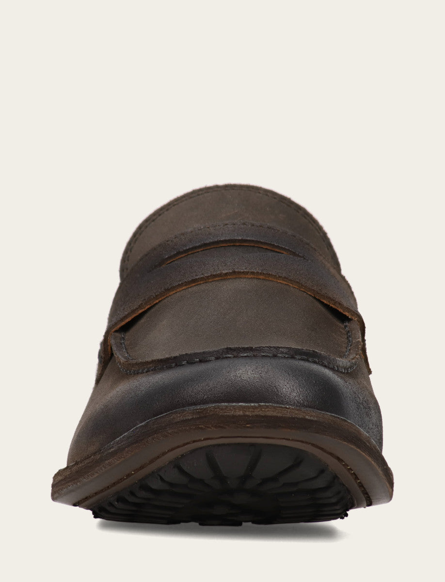 Men's Chocolate Tyler Flex Penny Loafers | Frye Value