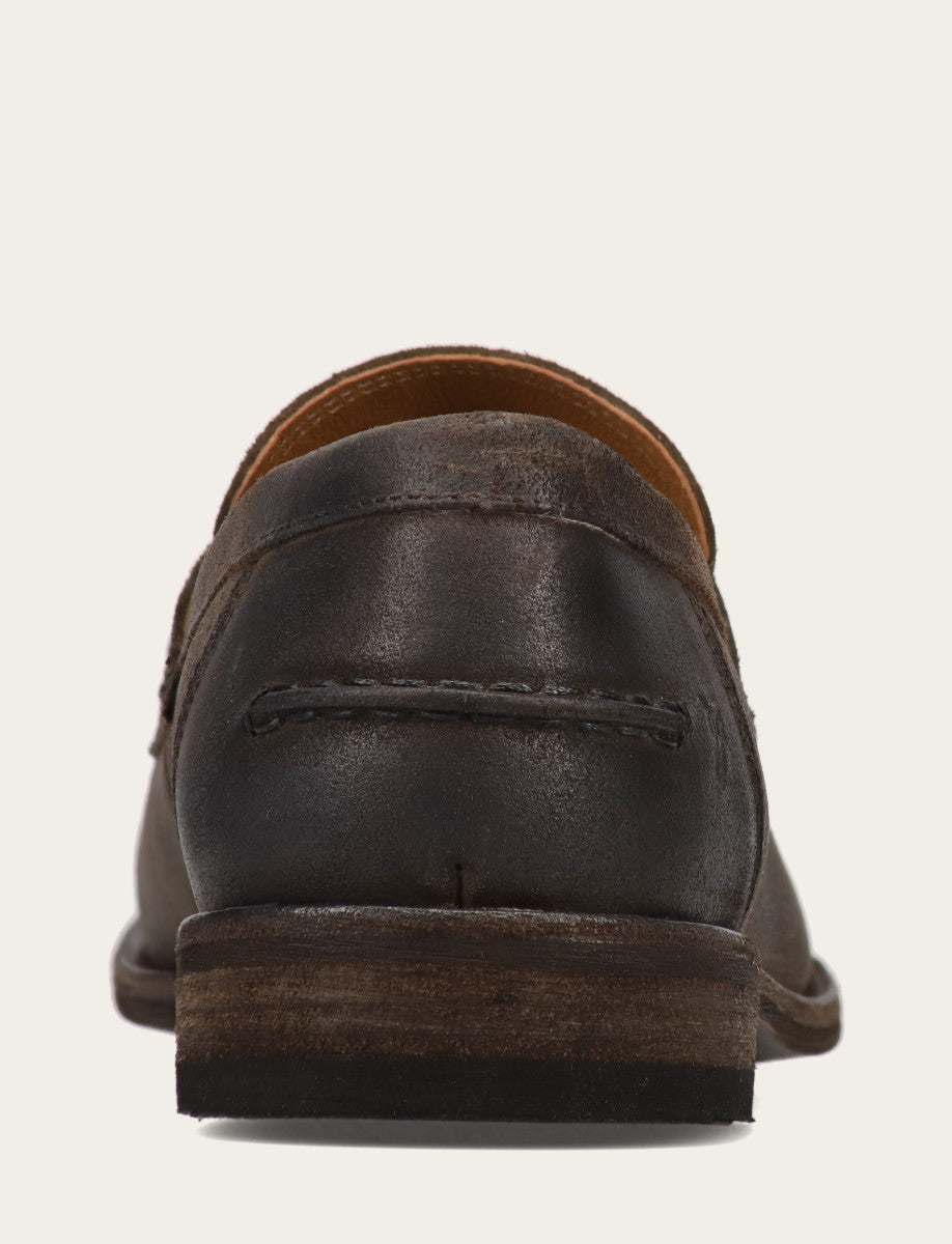 Men's Chocolate Tyler Flex Penny Loafers | Frye Value