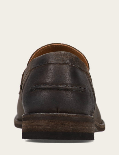 Men's Chocolate Tyler Flex Penny Loafers | Frye Value