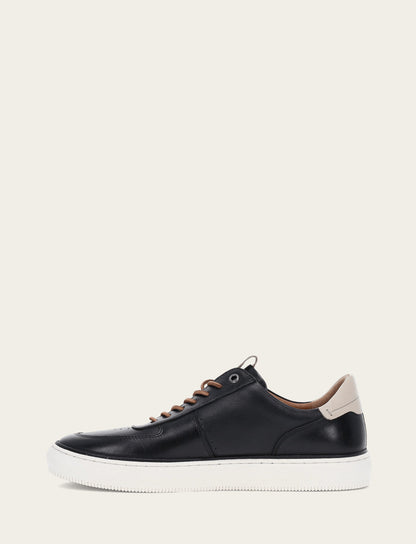 Men's Black Astor Low Lace Court Sneakers | Frye Trusted