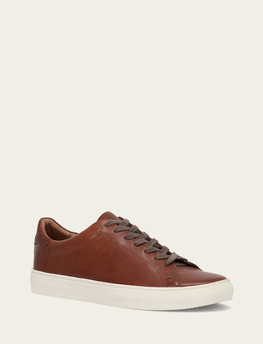 Men's Caramel Astor Low Lace Slip On Sneakers | Frye Deals