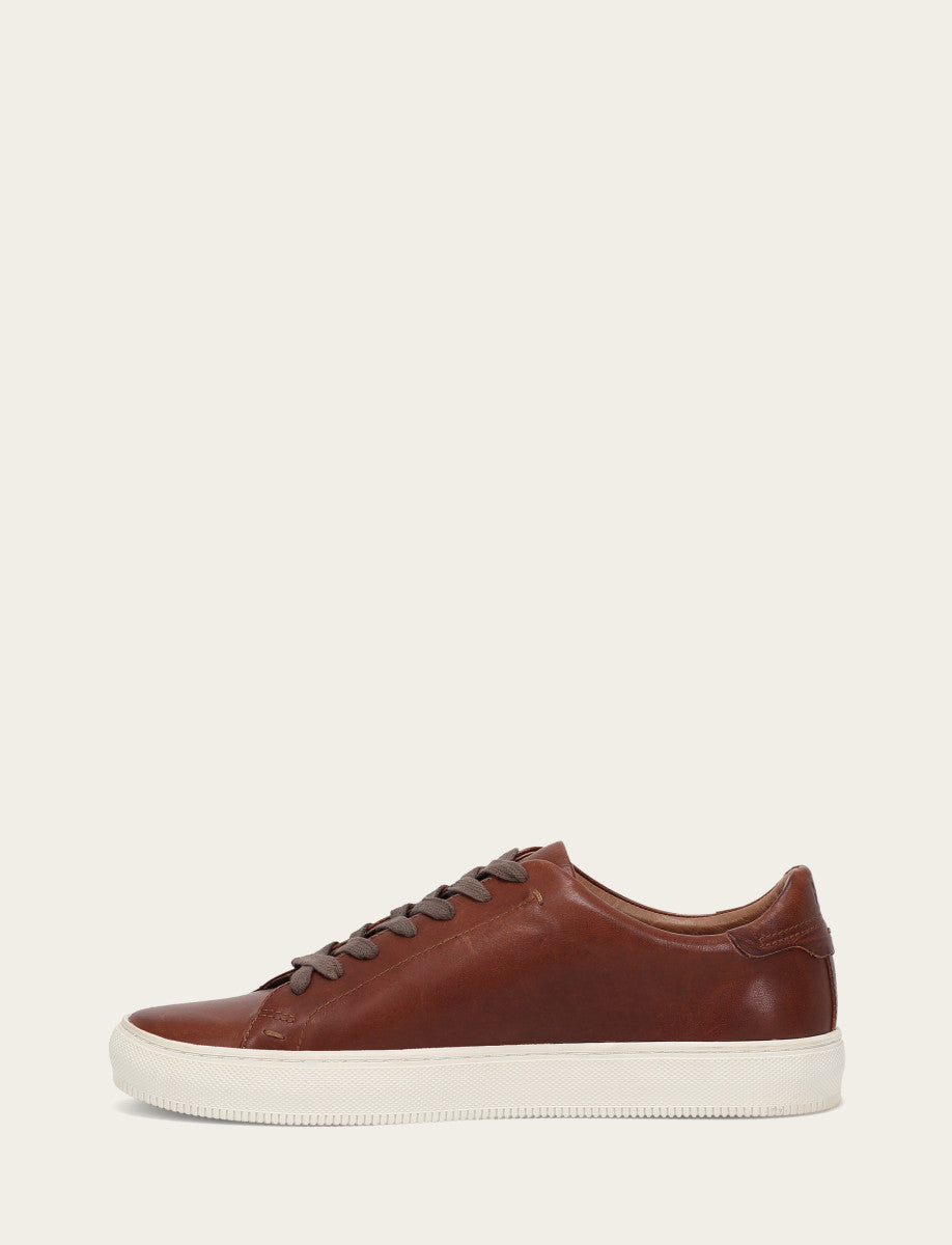 Men's Caramel Astor Low Lace Slip On Sneakers | Frye Deals