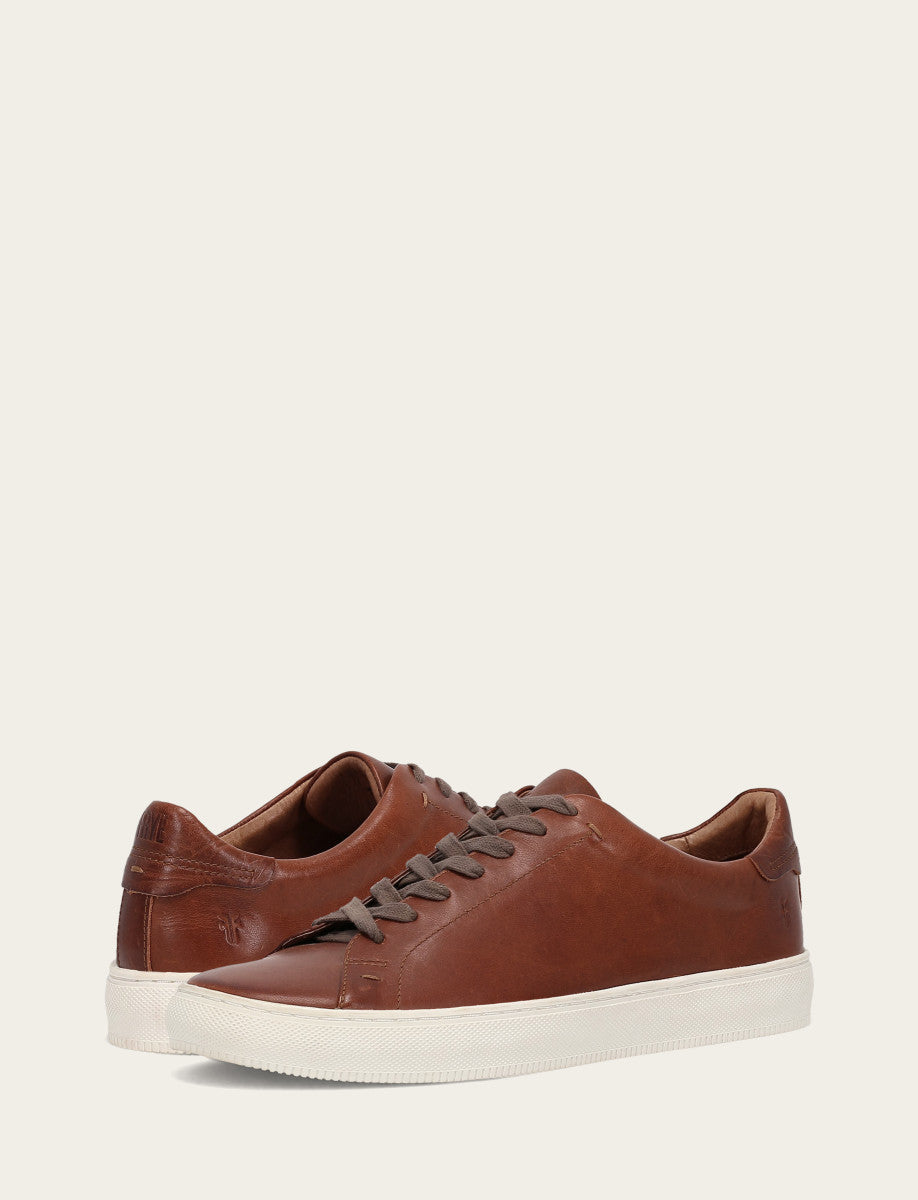 Men's Caramel Astor Low Lace Slip On Sneakers | Frye Deals