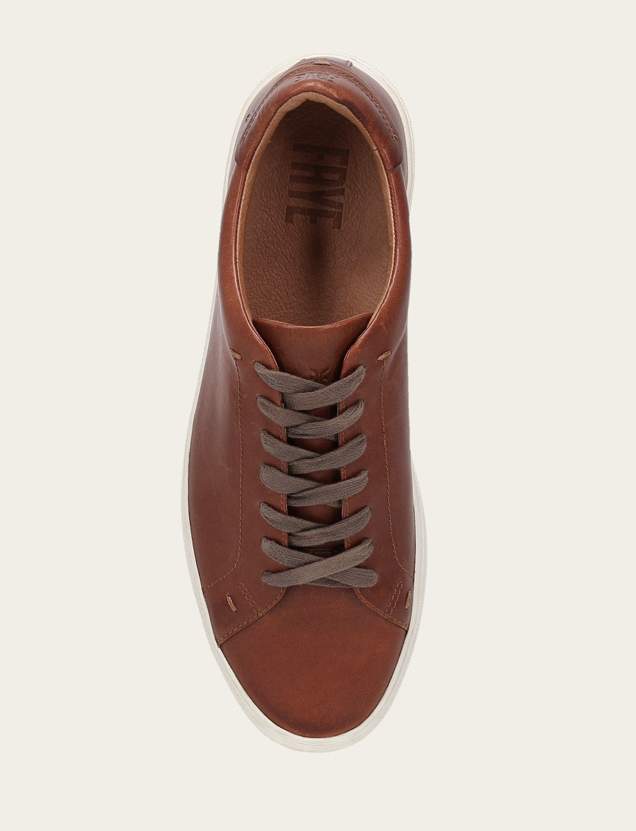 Men's Caramel Astor Low Lace Slip On Sneakers | Frye Deals