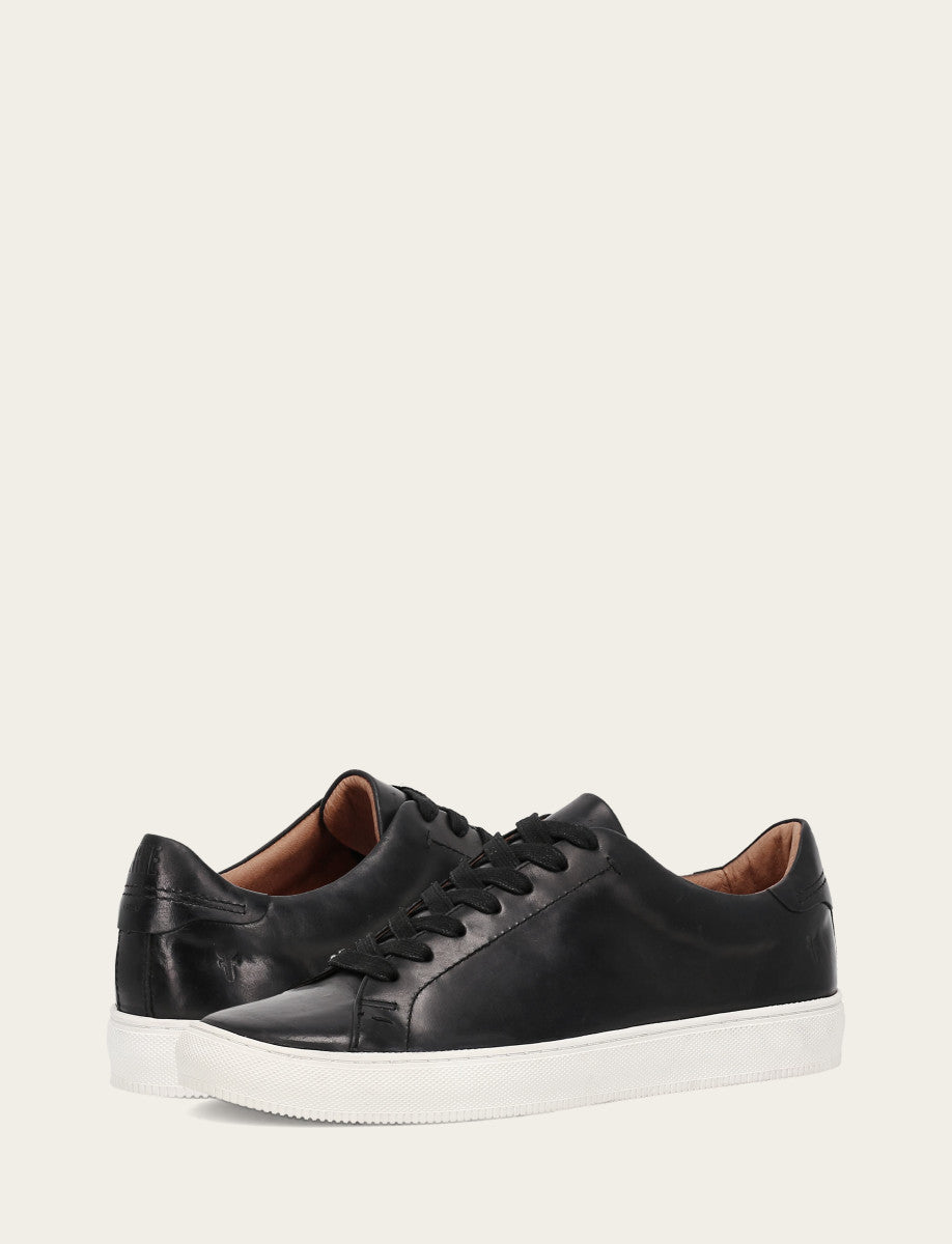 Men's Black Astor Low Lace Slip On Sneakers | Frye Deals