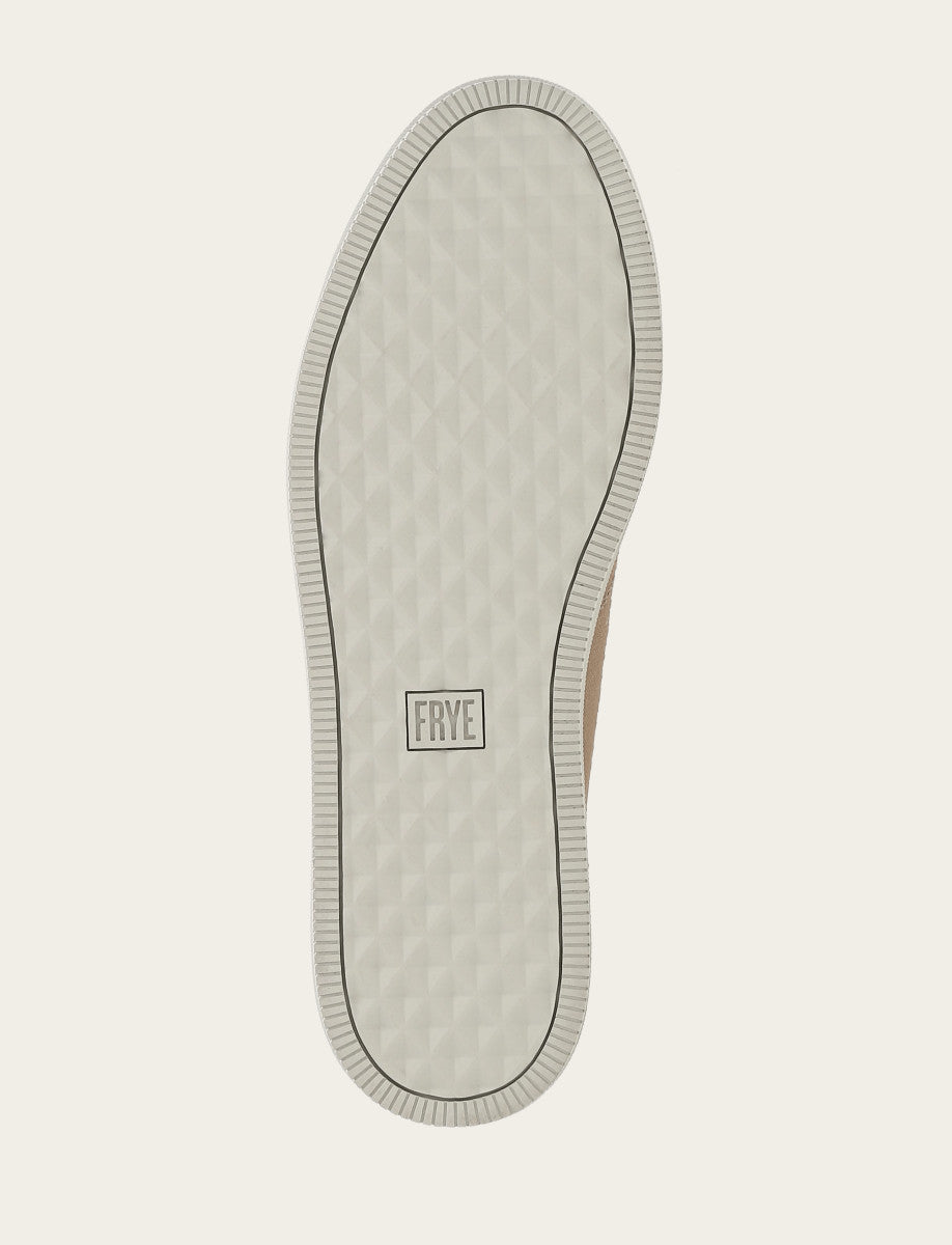Men's Khaki Astor Cap Toe Low Lace Sneakers | Frye Premium