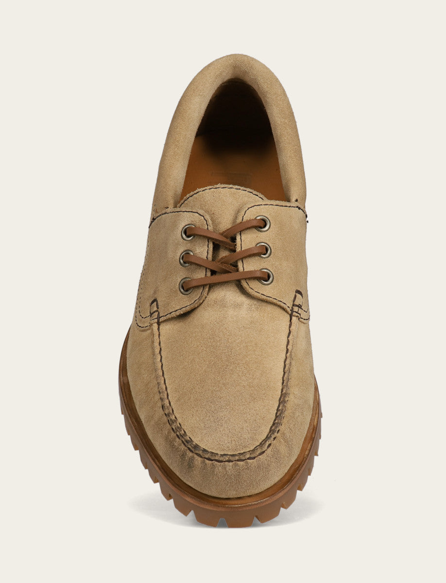 Men's Desert Hudson Campmoc Lug Loafers | Frye Trusted