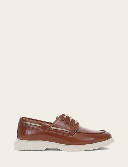 Men's Caramel Connor Boat Shoe | Frye Premium