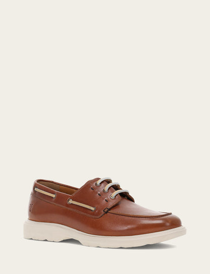 Men's Caramel Connor Boat Shoe | Frye Premium