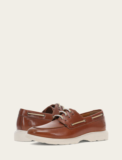Men's Caramel Connor Boat Shoe | Frye Premium