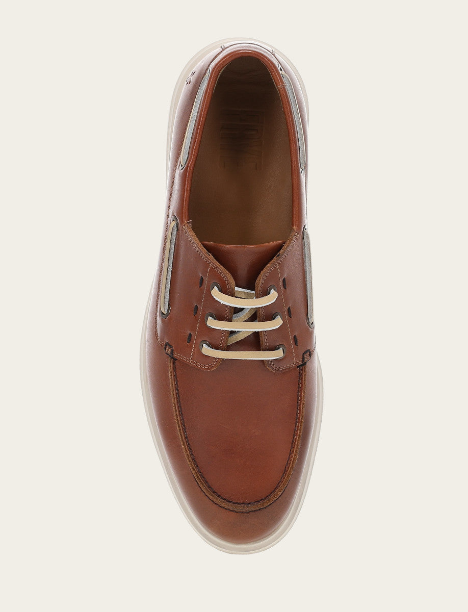 Men's Caramel Connor Boat Shoe | Frye Premium