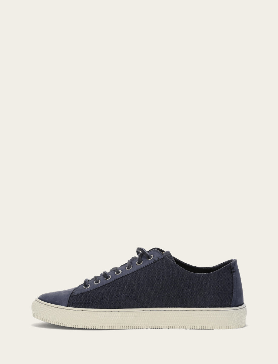 Men's Indigo Astor Cap Toe Low Lace Sneakers | Frye Best Seller