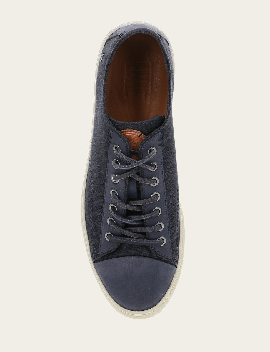 Men's Indigo Astor Cap Toe Low Lace Sneakers | Frye Best Seller