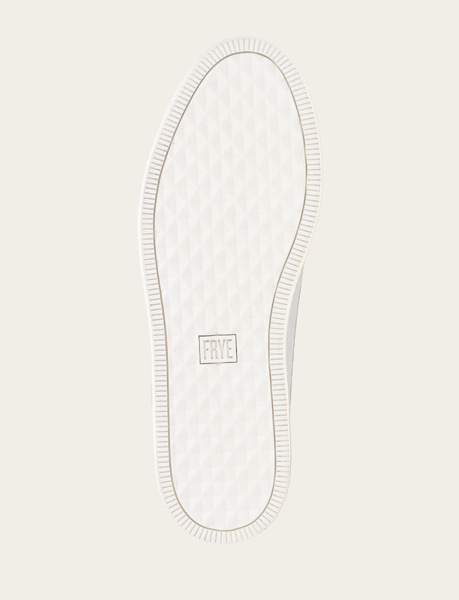 Men's White Astor Cap Toe Low Lace Sneakers | Frye Trending
