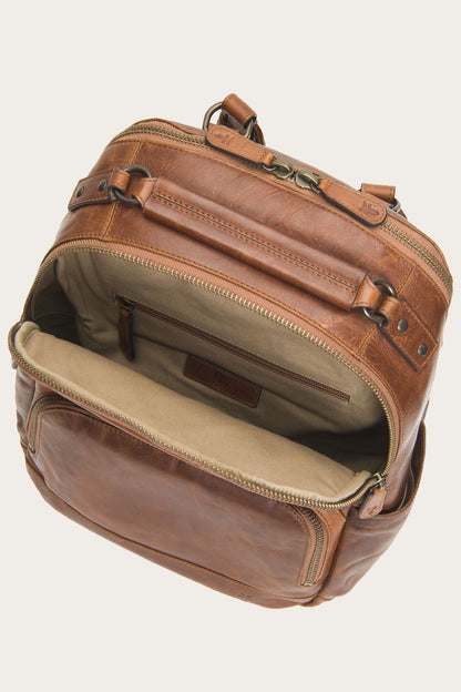 Logan Cognac Backpack | Frye Smart Buy