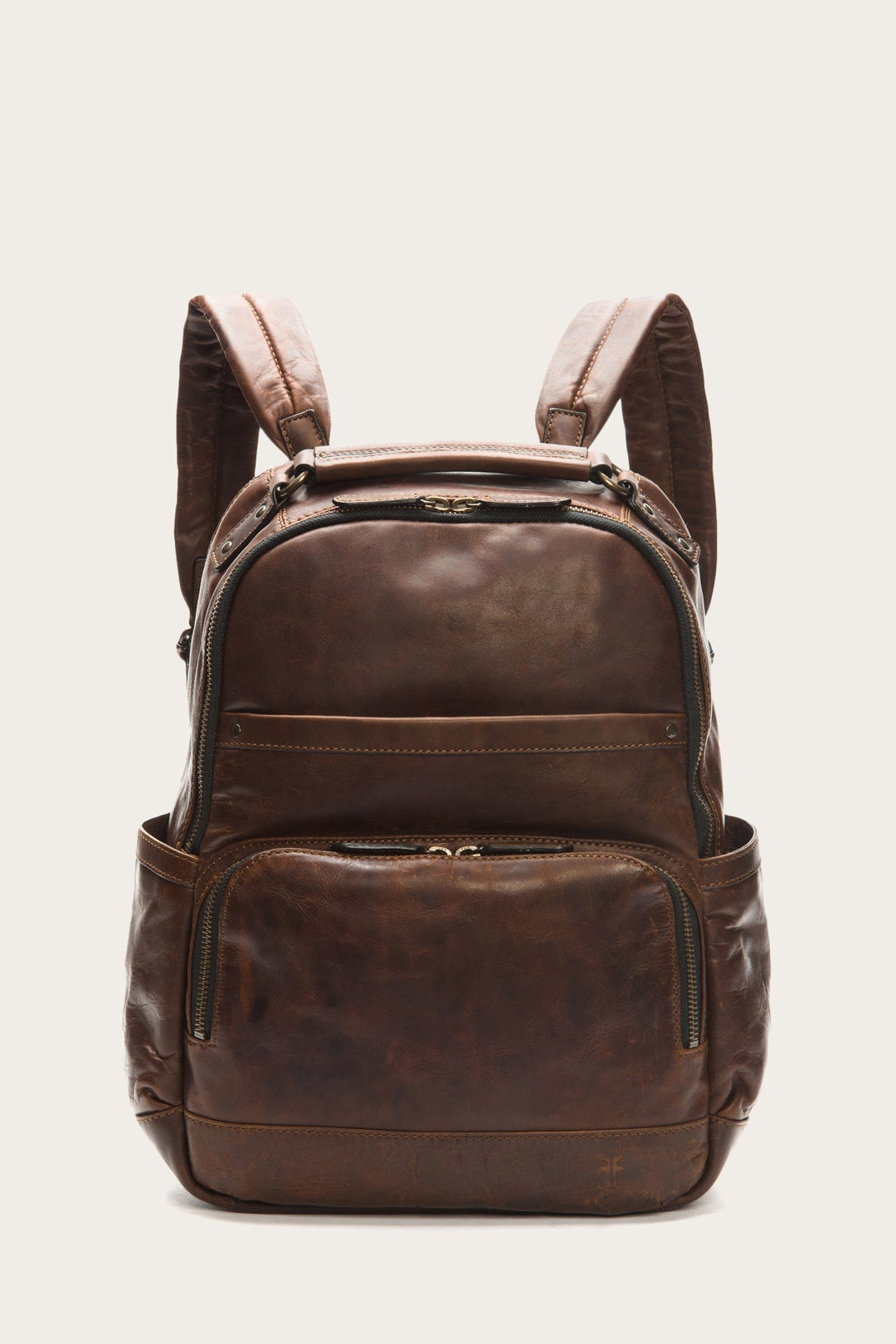 Logan Dark Brown Backpack | Frye Trusted