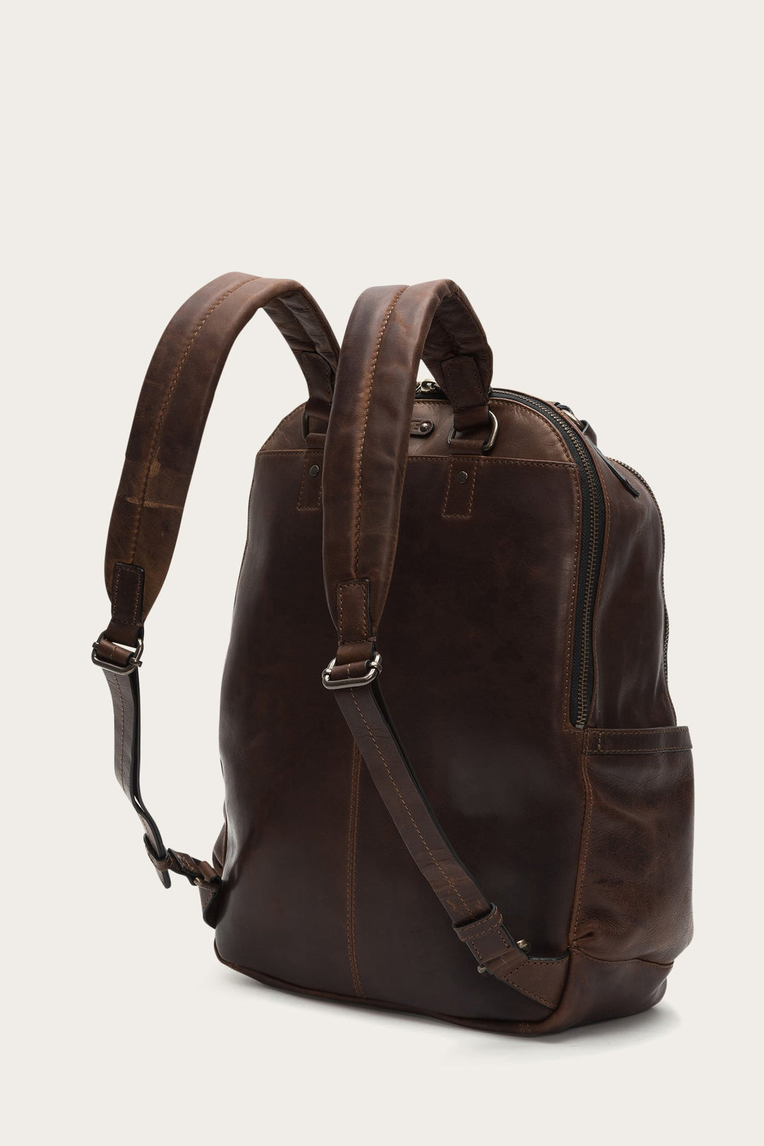 Logan Dark Brown Backpack | Frye Trusted