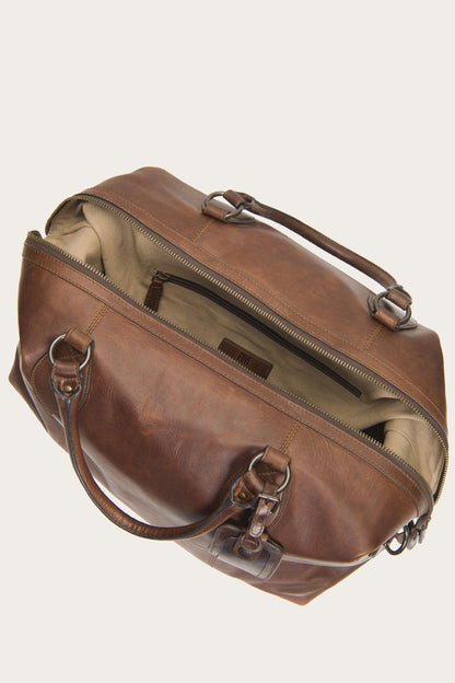 Logan Dark Brown Overnight | Frye Signature