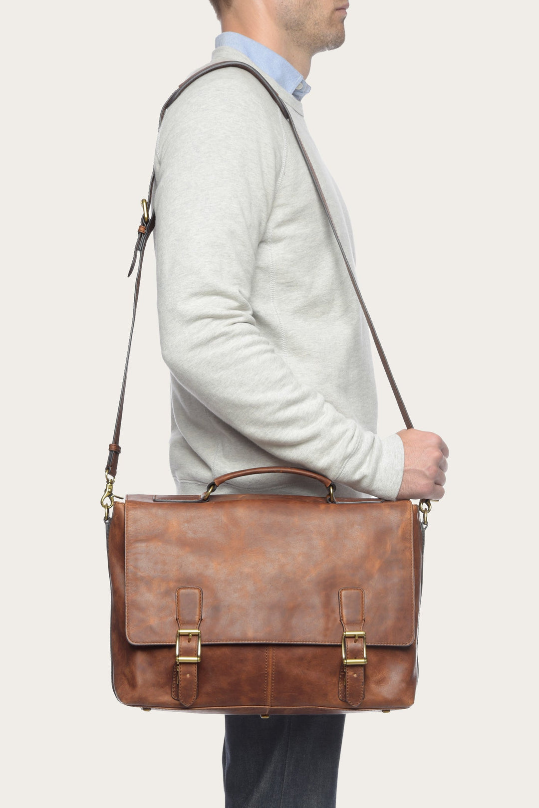Logan Cognac Top Handle | Frye Best Price