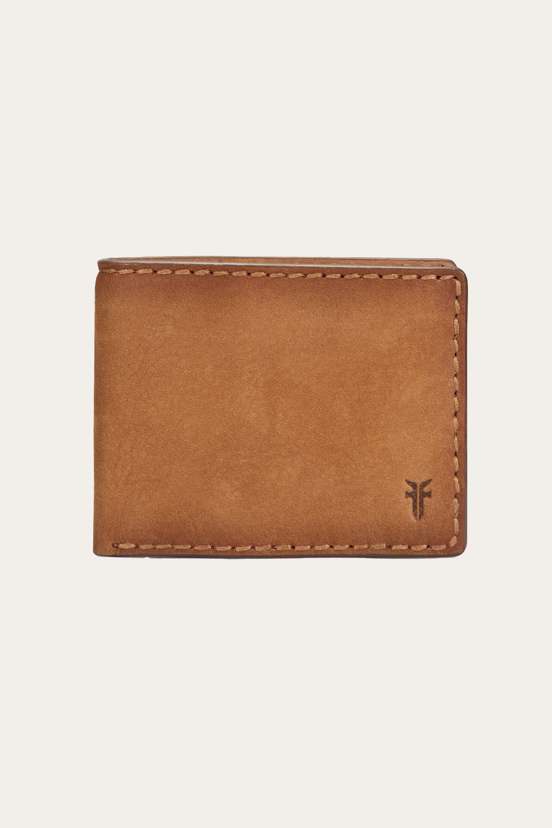 Logan Nubuck Cognac Money Clip Card Case | Frye Quality