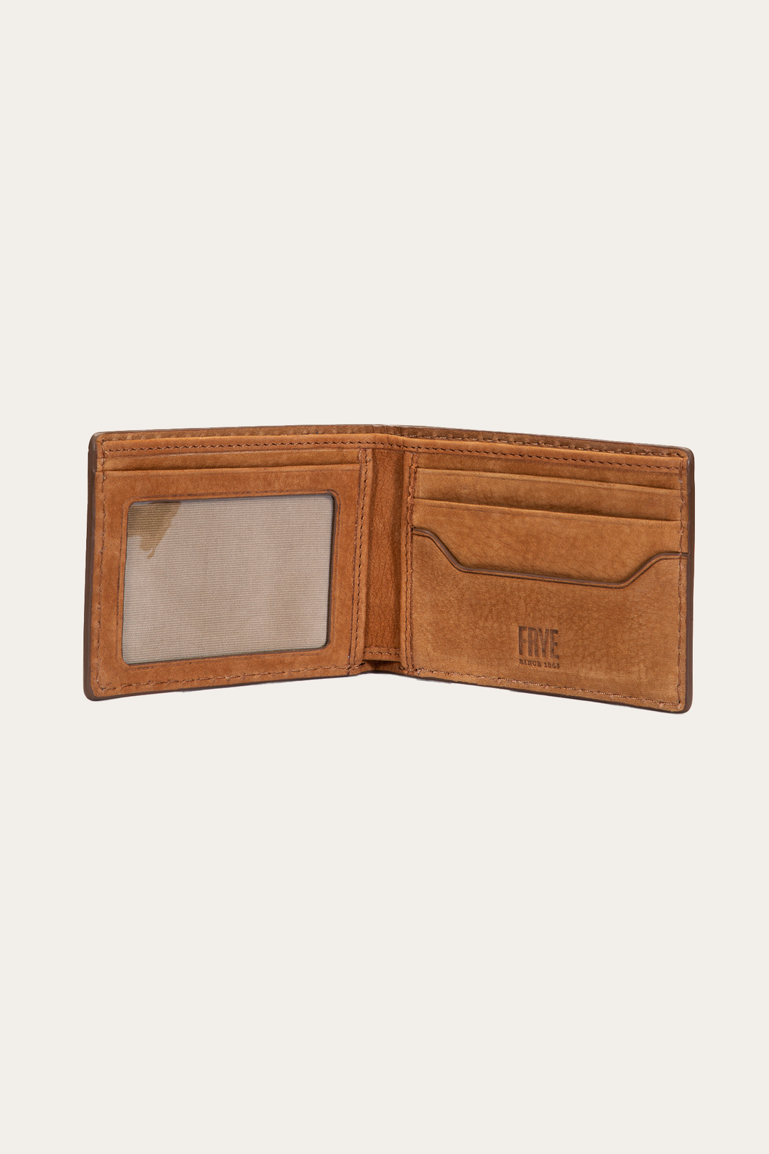 Logan Nubuck Cognac Money Clip Card Case | Frye Quality